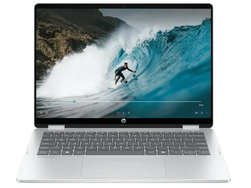 HP OmniBook 5 14-FP0141TU 14 Inch WUXGA Touch Laptop, Intel Core 5 120U, 16GB RAM, 512GB SSD, Windows 11 Home, Microsoft Office 2024, Silver – TechCure India