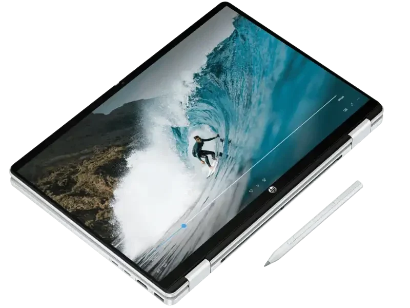 HP OmniBook 5 14-FP0141TU 14 Inch WUXGA Touch Laptop, Intel Core 5 120U, 16GB RAM, 512GB SSD, Windows 11 Home, Microsoft Office 2024, Silver – TechCure India