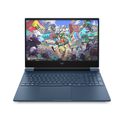 HP Victus 15-FA2554TX 15.6 Inch Gaming Laptop, Intel Core 5 210H, 24GB RAM, 512GB SSD, GeForce RTX 3050 6GB, Windows 11 Home, Microsoft Office 2024, Blue – TechCure India
