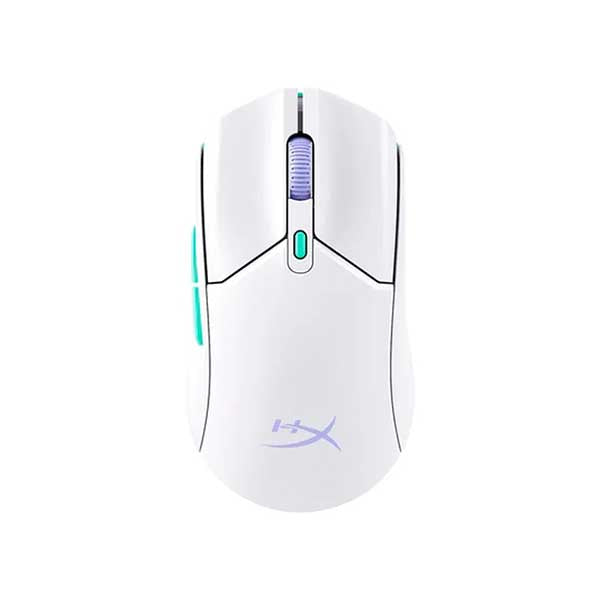 HYPERX Pulsefire Haste 2 Core Wireless Ambidextrous Gaming Mouse (8R2E7AA) (3200 DPI / 6 Macro Buttons) (White) – TechCure India