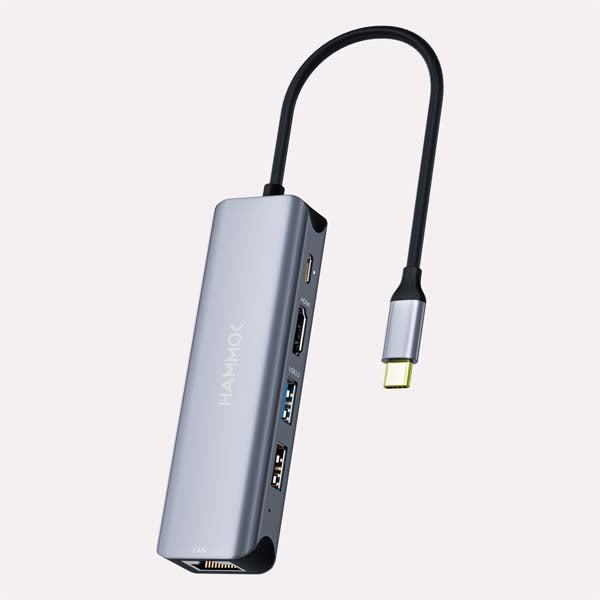 Hammok Alex 5-in-1 USB-C Hub – TechCure India