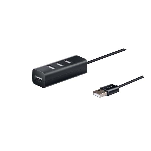 Hammok Axis USB 2.0 4 Port Hub (Black) – TechCure India