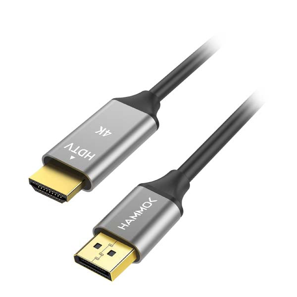 Hammok Gary DP to HDMI 4K 1.8M Cable – TechCure India