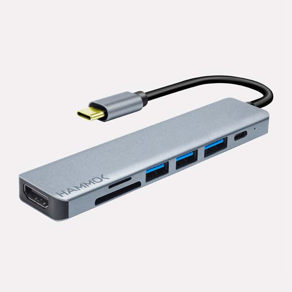 Hammok Sparkle 7-in-1 USB-C Hub – TechCure India