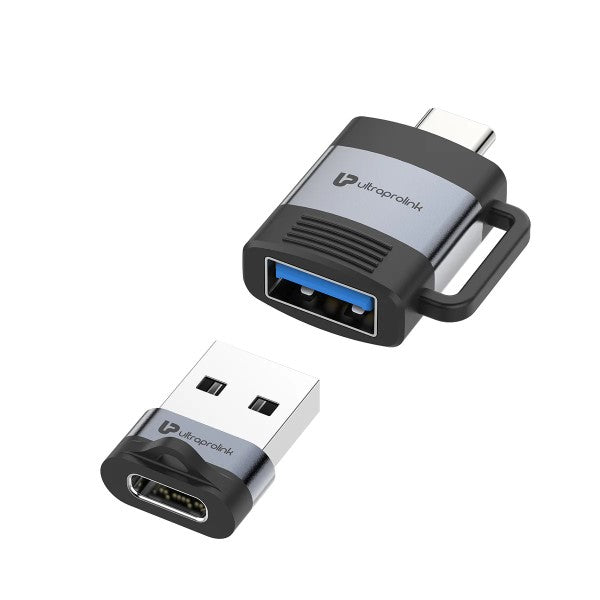 Ultraprolink C-Adapt Duo USB Type C USB-A Male-Female OTG Adapters UL1076 – TechCure India
