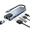 Ultraprolink Smart Hub 5 USB Type C 5 in 1 Docking Station UL1207 – TechCure India