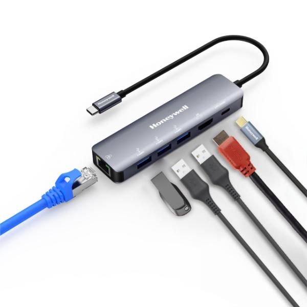 Honeywell 6-in-1 Type C Docking Station – TechCure India