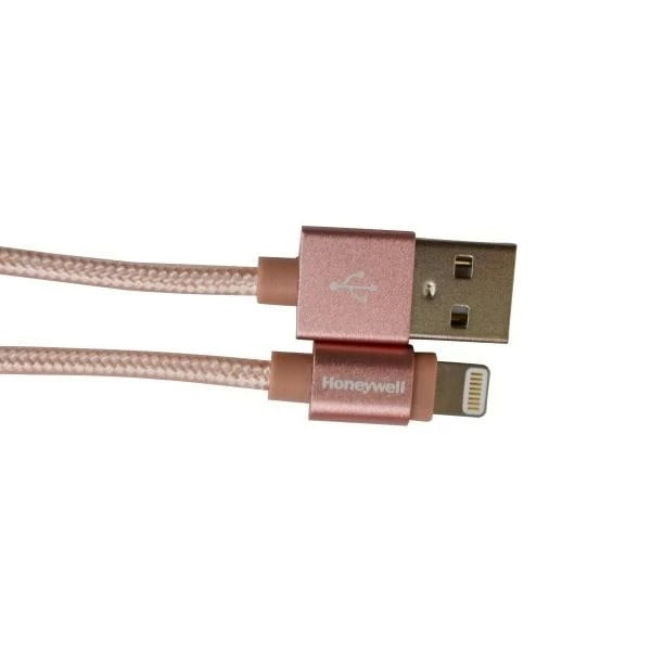 Honeywell Apple Lightning Charge And Sync Braided Cable 1.2 Meter (Rose Gold) – TechCure India