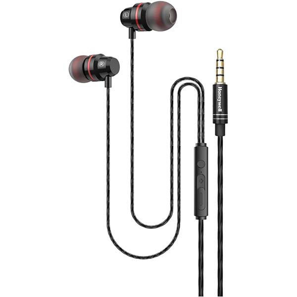 Honeywell Moxie V50 Wired Earphone (Black) – TechCure India