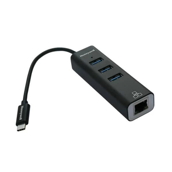 Honeywell Platinum Type C To USB 3.0 Ethernet Adapter (Black) – TechCure India