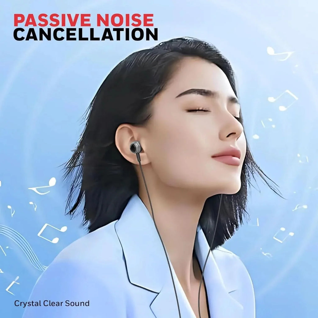 Honeywell Suono P70 Wired in Ear Earphones with Built in Mic 10mm*2 Drivers, Noise Cancelling and Ultra HD Mic, IPX4, Voice Assistant Enabled, HD Sound & Clear Audio, Type C Compatible, 1.2 Mtr Grey – TechCure India
