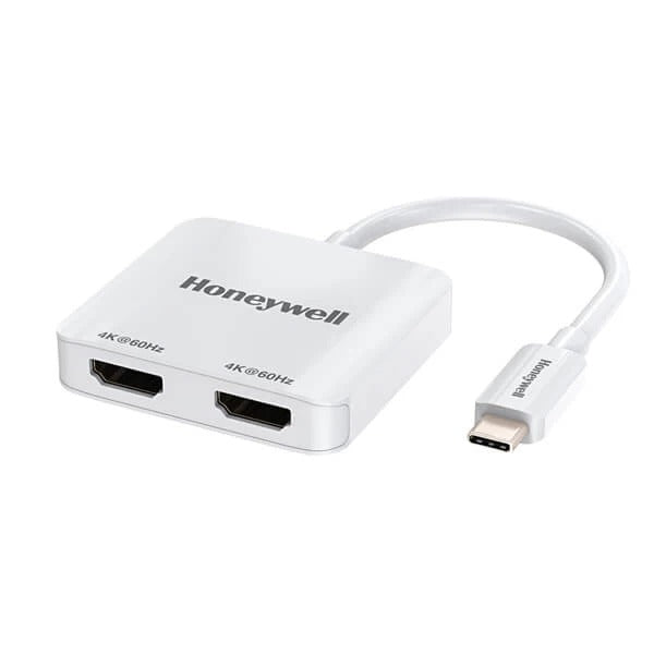 Honeywell Type C To Dual HDMI Adapter (White) – TechCure India