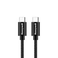 Honeywell Type C To Type C Braided Sync & Fast Charging Cable (Black) – TechCure India