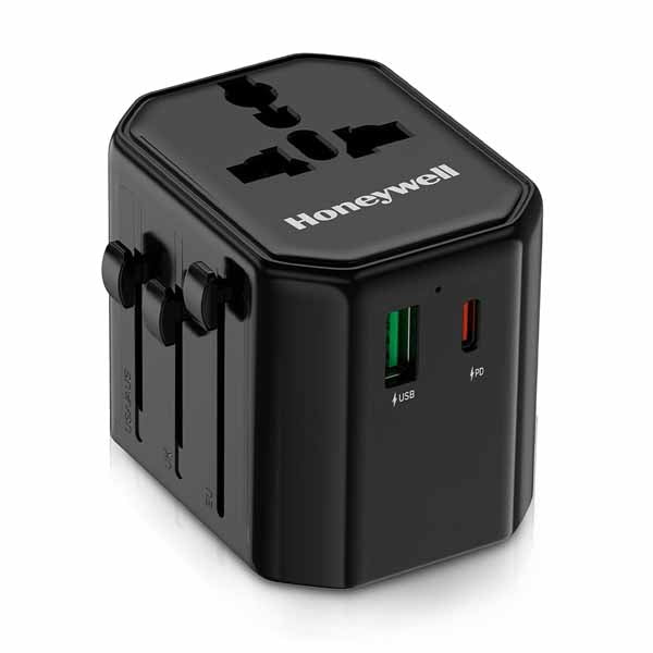 Honeywell Universal 12W Travel Adapter (Black) – TechCure India