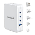 Honeywell Zest Charger GaN 100W,Ultra-Fast Wall Charger with PPS Support,3xType C PD 3.0 Ports & 1xUSB A Port,BIS Certified,Equipped with Switchable Plugs,Compatible with iPhone,Galaxy,Laptops – TechCure India