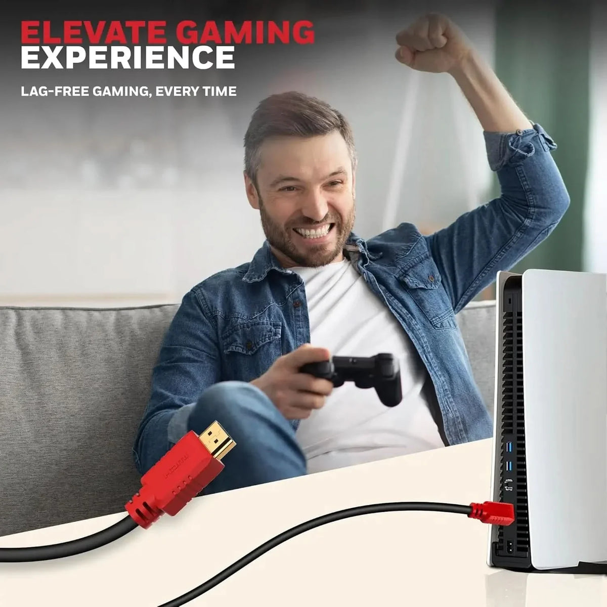 Honeywell HDMI 1.4 Cable with Ethernet (32.8ft/10M) High Speed HDMI Cable 10.2GBPS | Supports 3D /4Kx2K Ultra High Definition | 3D Home Theatre | 3D Gaming | Black – TechCure India