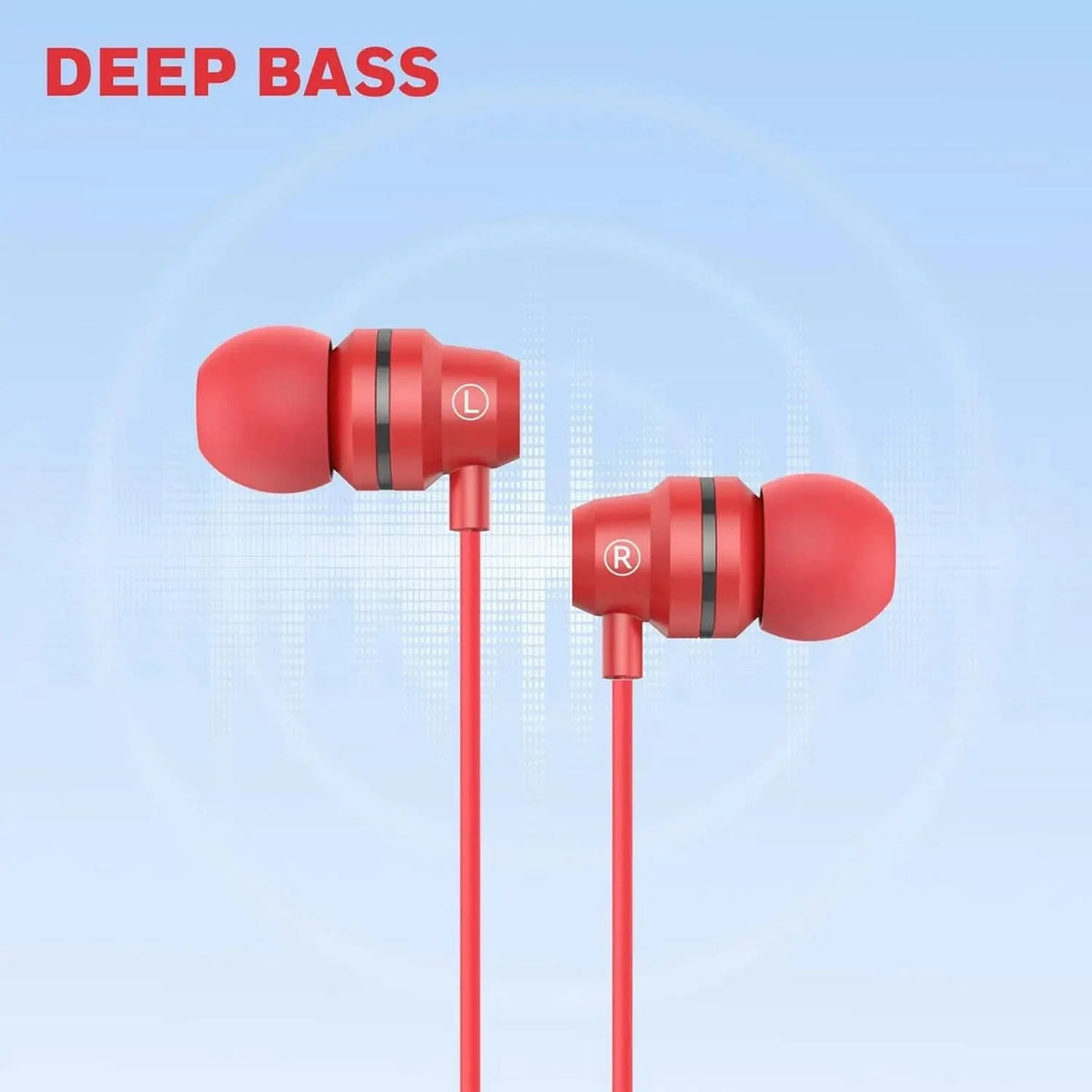 Honeywell Moxie V50 Wired Earphones with Built in Mic, 10mm*2 Drivers, Passive Noise Cancellation, Deep Bass & Clear Sound, Ultra HD Mic Quality, 3.5mm AUX, Voice Assistant Enabled, 1.2 Mtr – TechCure India