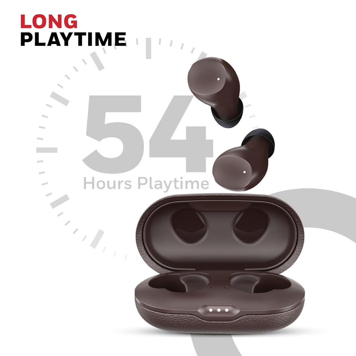 Honeywell New Launched Suono P2200 Bluetooth v5.4 TWS Earbuds, ENC with 2 Mics for HD Calling, 54H Battery Life, Stereo Sound, Deep Bass, IPX5, 40ms Low Latency Gaming Mode Brown – TechCure India