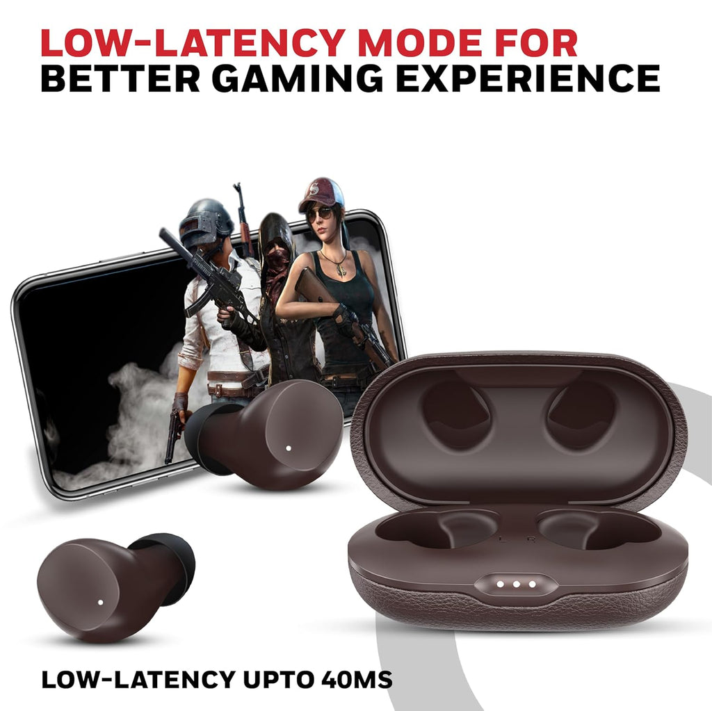 Honeywell New Launched Suono P2200 Bluetooth v5.4 TWS Earbuds, ENC with 2 Mics for HD Calling, 54H Battery Life, Stereo Sound, Deep Bass, IPX5, 40ms Low Latency Gaming Mode Brown – TechCure India