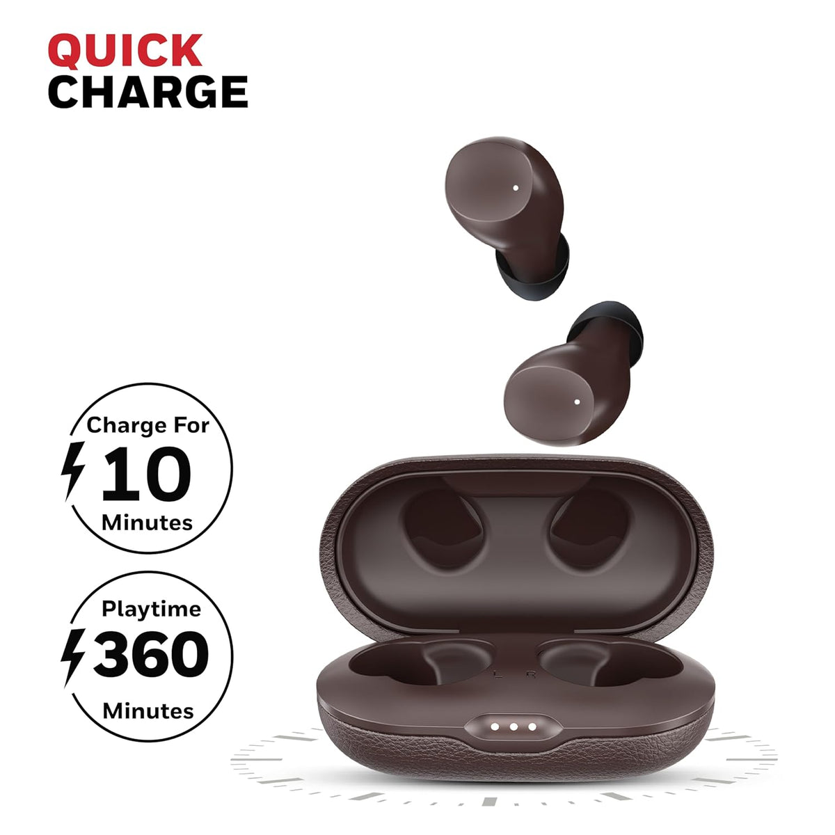Honeywell New Launched Suono P2200 Bluetooth v5.4 TWS Earbuds, ENC with 2 Mics for HD Calling, 54H Battery Life, Stereo Sound, Deep Bass, IPX5, 40ms Low Latency Gaming Mode Brown – TechCure India