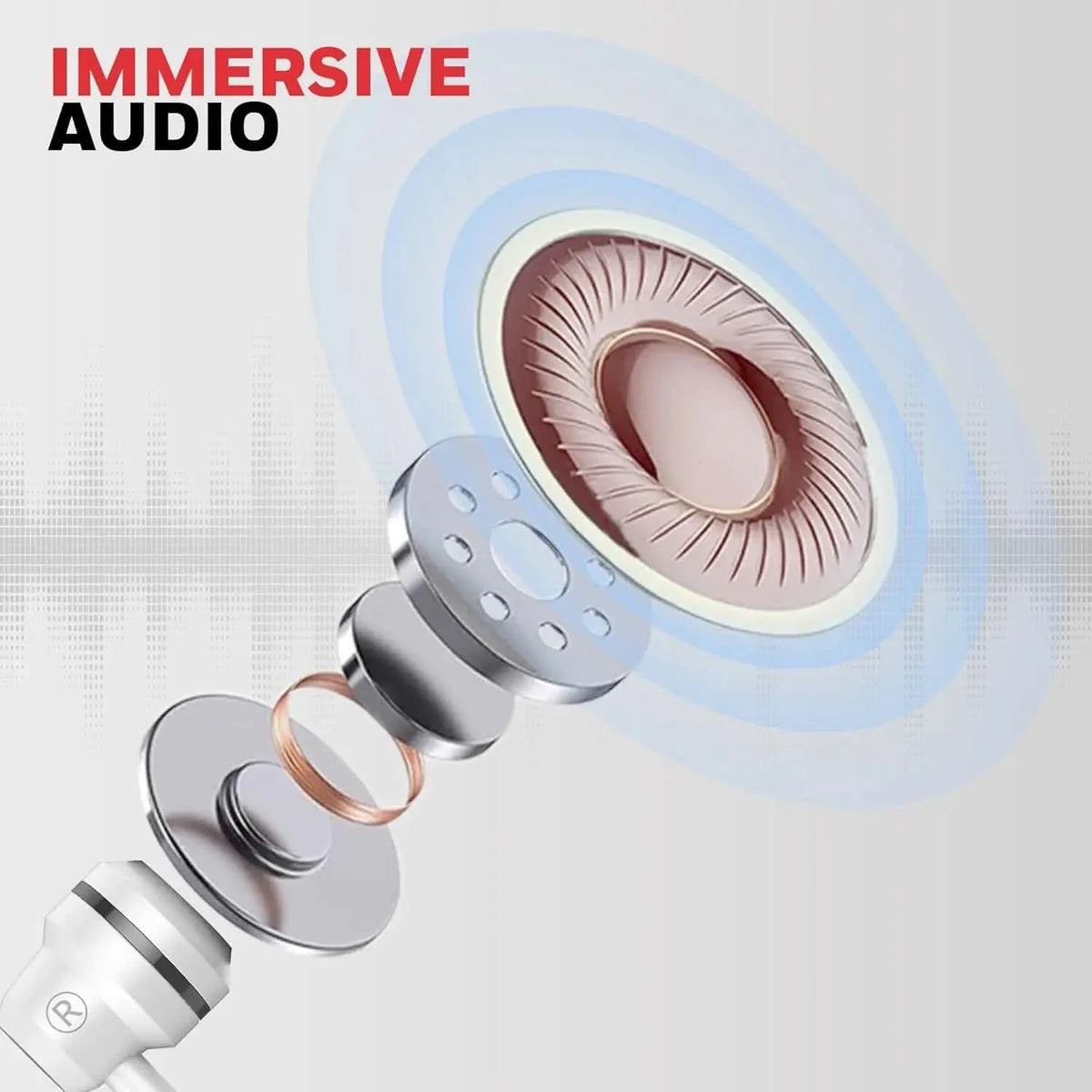 Honeywell Suono P60 Wired Earphones with Built in Mic, 10mm*2 Drivers, Passive Noise Cancellation, Deep Bass & Clear Sound, Ultra HD Mic Quality, Type C Compatible, Voice Assistant Enabled, 1.2 Mtr – TechCure India