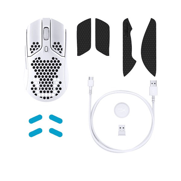HyperX Pulsefire Haste 2 Wireless Gaming Mouse (White) – TechCure India
