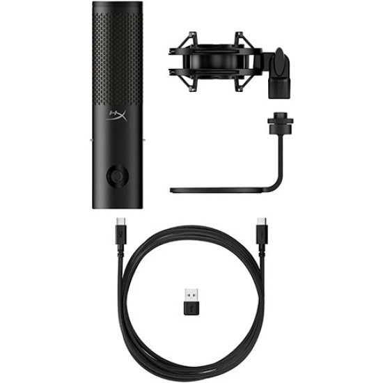 HyperX QuadCast 2 S USB Microphone (Black) (9A273AA) – TechCure India