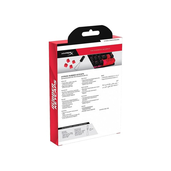 HyperX Rubber Keycaps - Gaming Accessory Kit (Red) – TechCure India