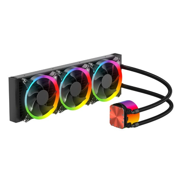Ant Esports ICE Chroma 360 ARGB 360mm Liquid Cooler I AIO – Black – TechCure India