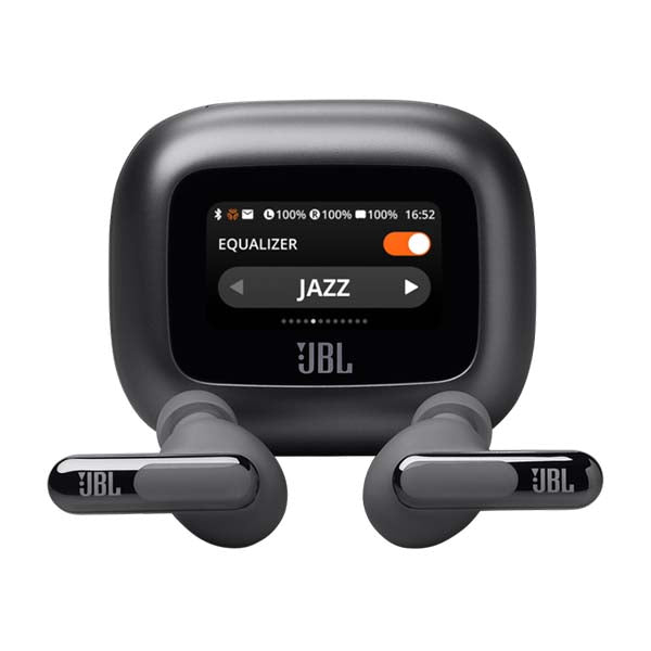 JBL Live Beam 3 True Wireless Noise Cancelling Closed-Stick Earbuds (Black) – TechCure India