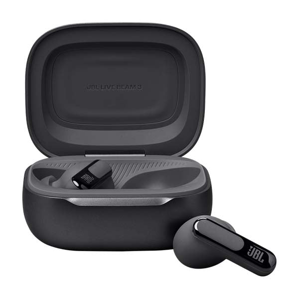JBL Live Beam 3 True Wireless Noise Cancelling Closed-Stick Earbuds (Black) – TechCure India