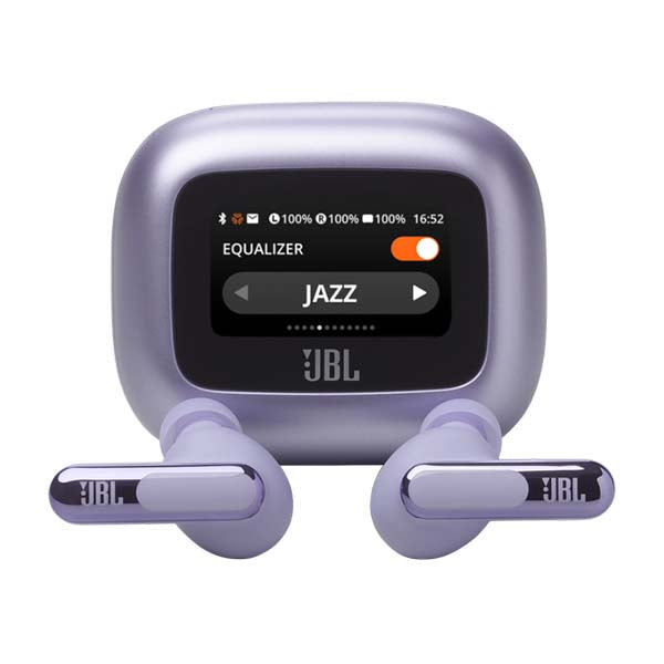 JBL Live Beam 3 True Wireless Noise Cancelling Closed-Stick Earbuds (Purple) – TechCure India