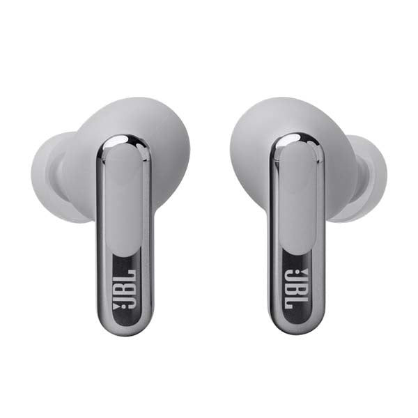 JBL Live Beam 3 True Wireless Noise Cancelling Closed-Stick Earbuds (Silver) – TechCure India