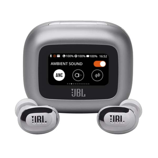 JBL Live Buds 3 TWS Hi-Res Audio True ANC Earbuds (Silver) – TechCure India