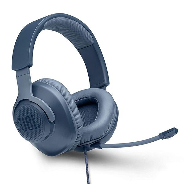 JBL Quantum 100, Wired Over Ear Gaming Headphones with mic, Blue – TechCure India