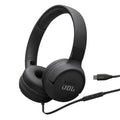 JBL Tune 520C On Ear Type C Wired Headphone (Black) – TechCure India