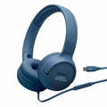 JBL Tune 520C On Ear Type C Wired Headphone (Blue) – TechCure India
