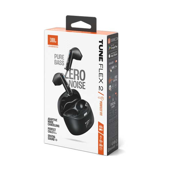 JBL Tune Flex 2 TWS ANC Earbuds (Black) – TechCure India