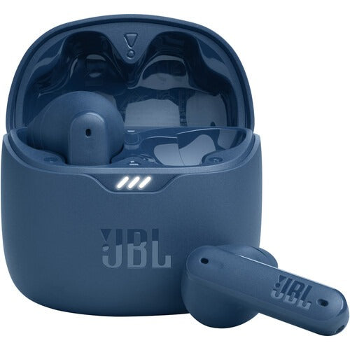 JBL Tune Flex in Ear Wireless TWS Earbuds with Mic, ANC Earbuds, Customized Extra Bass with Headphones App, 32 Hrs Battery, 4-Mics, IPX4, Ambient Aware, Bluetooth 5.2 (Blue) – TechCure India