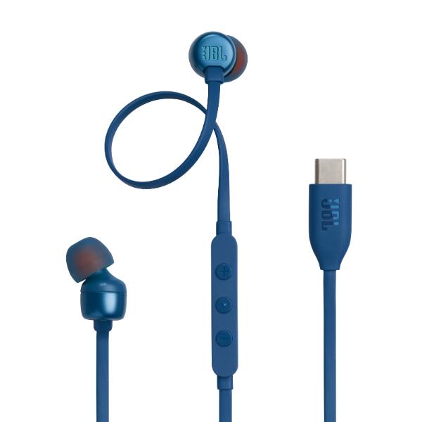 JBL Tune 310C USB Type C Earphones - Blue – TechCure India