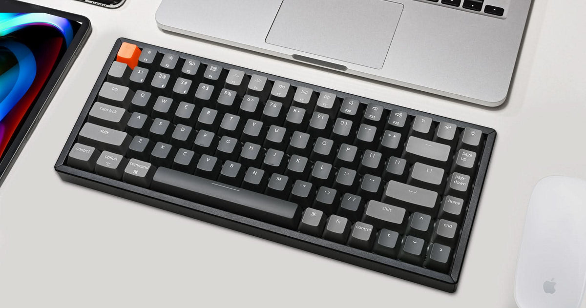 Keychron K2-A1 White Backlight Red Switch Wireless Mechanical Keyboard – TechCure India