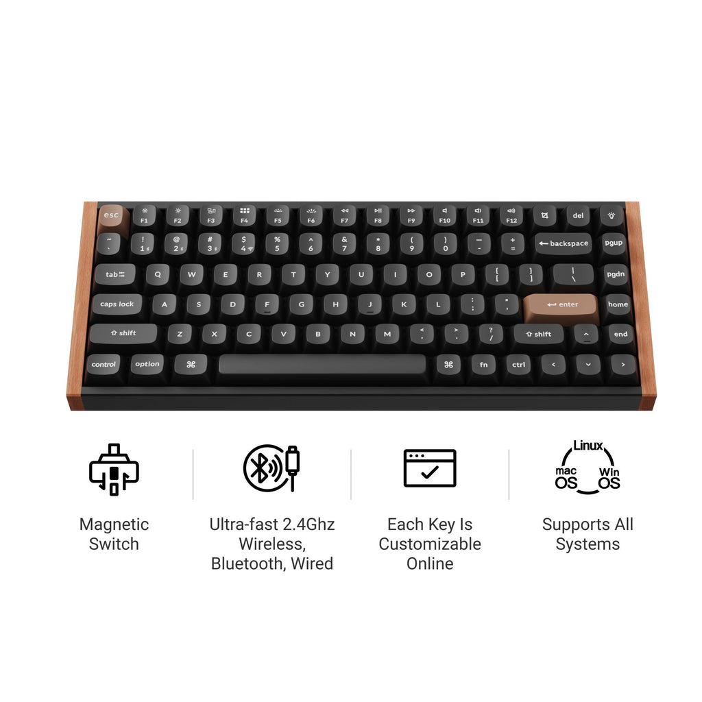 Keychron K2 HE Wireless Magnetic Switch Custom Keyboard – TechCure India