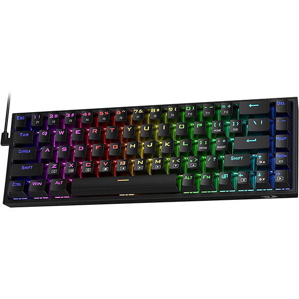 Redragon K631 Castor 65% Wired Mechanical Gaming Keyboard Black – TechCure India