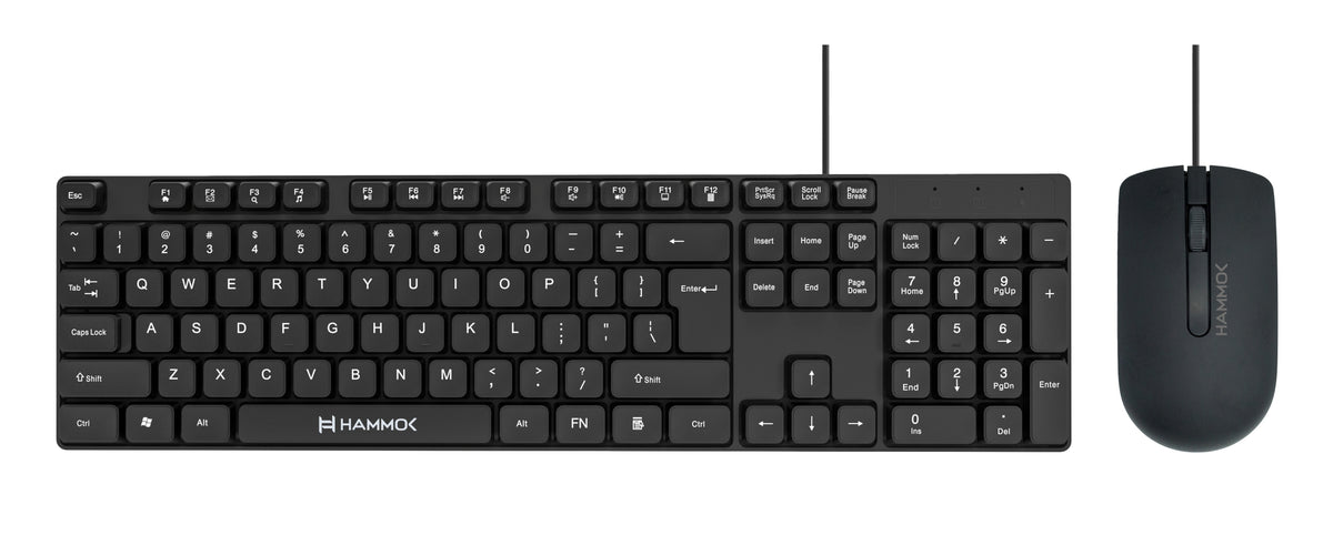 Hammok Krisp Wired Keyboard & Mouse Combo — TechCure India
