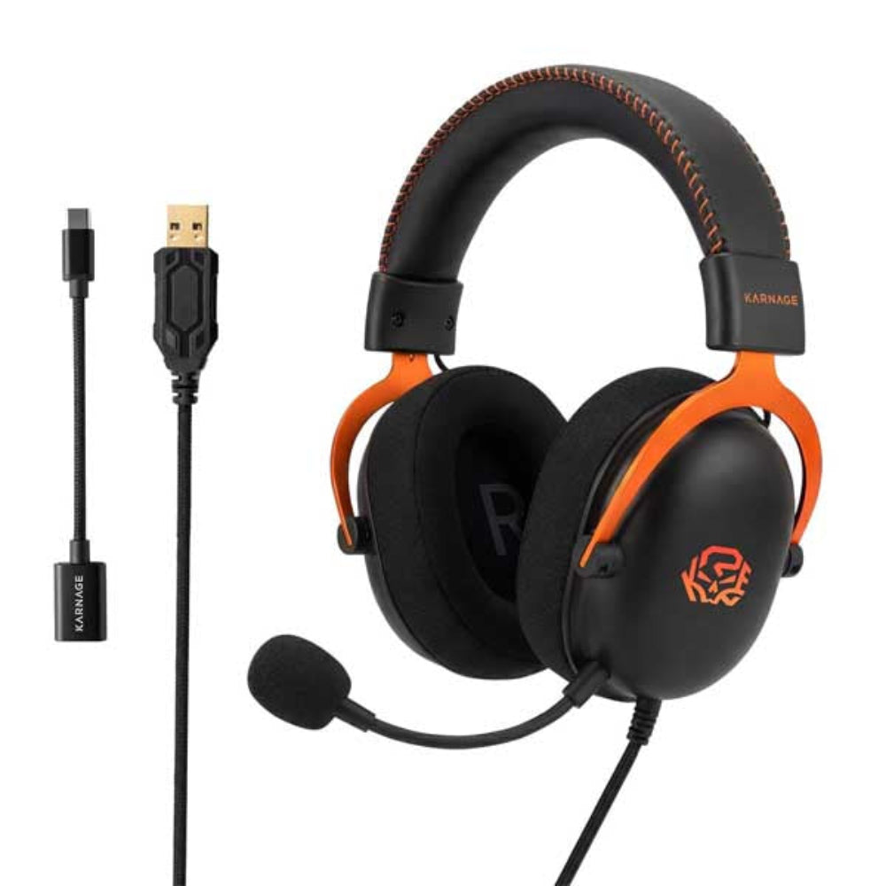 KARNAGE Velocity RGB Wired 3.5mm Gaming Headphone ( Black ) ( PC / PS4 / PS5 / Xbox / Mobile ) ( KNG-HS-36-BK ) – TechCure India