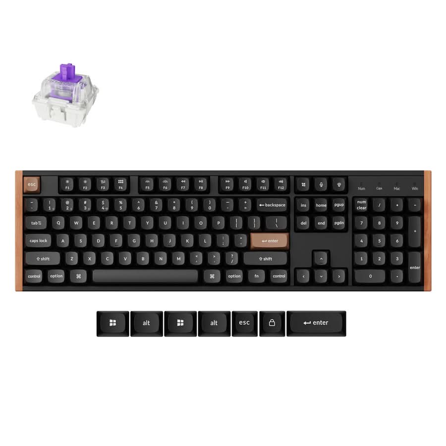 Keychron K10 HE K10H-F1 Wireless Magnetic Switch Gaming Keyboard – TechCure India