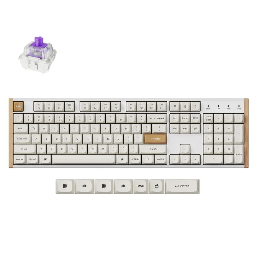 Keychron K10 HE K10H-Q1 Wireless Magnetic Switch Gaming Keyboard – TechCure India