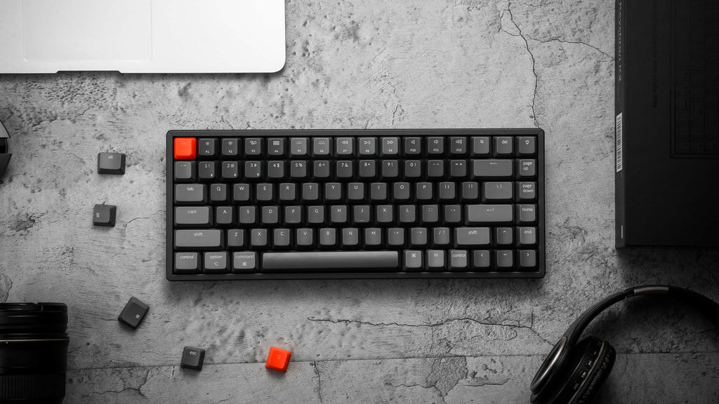 Keychron K2-A1 White Backlight Red Switch Wireless Mechanical Keyboard – TechCure India