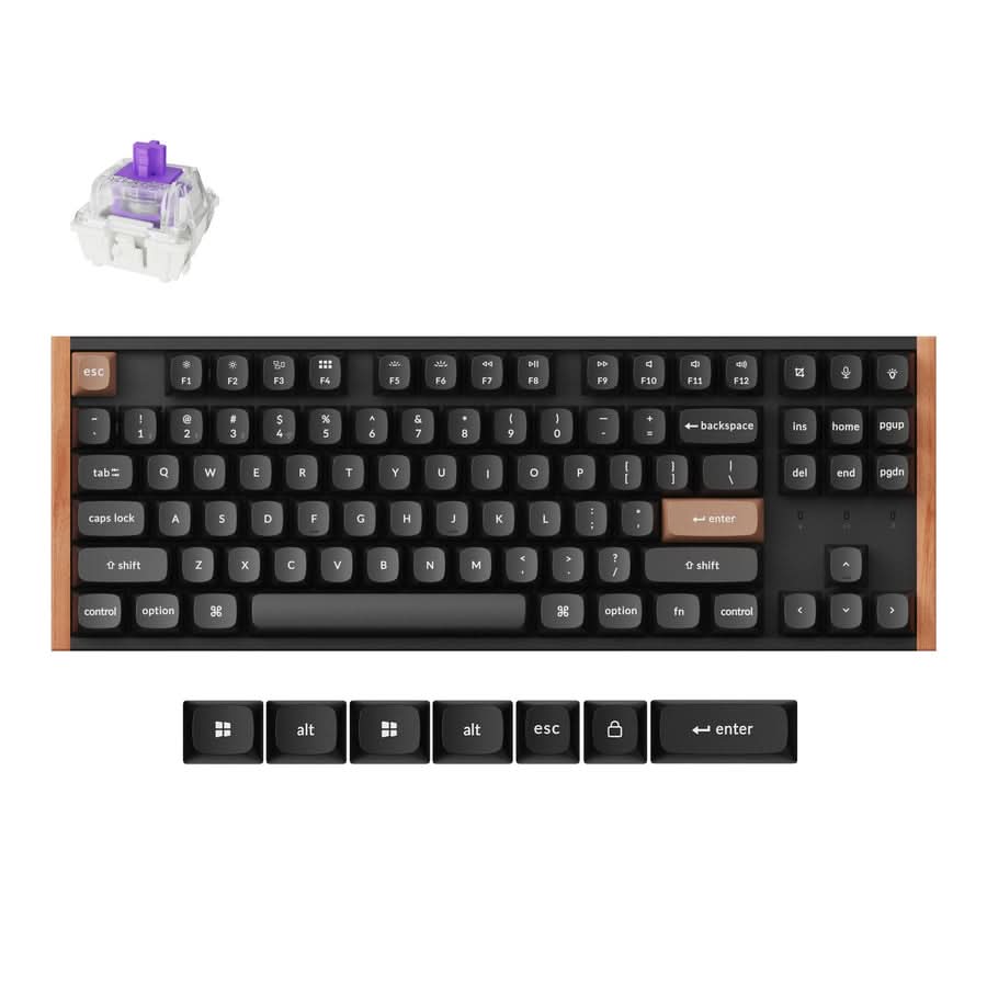 Keychron K8 HE K8H-F1 Wireless Magnetic Switch Keyboard – TechCure India