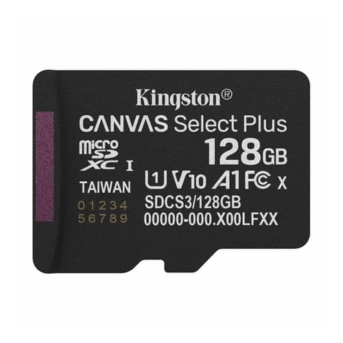 Kingston Canvas Select Plus 128GB microSDXC Memory Card – TechCure India